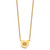 Sterling Silver/Gold-plated Ohio State Necklace XNA706GP-OH