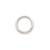 10k White Gold 3mm Milgrain Half Round Wedding Band Size 7 1WM030-7