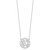 14k White Gold Small Family Monogram Necklace XNA569W