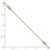 14k Two-tone Mirror Bead 9in Plus 1in ext. Anklet ANK185-9