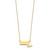 14KY Massachusetts State Necklace XNA706Y-MA