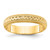 14k 3mm Design Etched Wedding Band Size 5.5 XWB249-5.5