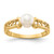 14k FW Cultured Pearl ring Y1847PL