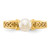 14k FW Cultured Pearl ring Y1847PL