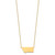 14KY Montana State Necklace XNA706Y-MT