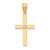 14k Polished .01ct. Diamond Cross Pendant XR775