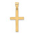 14k Polished .01ct. Diamond Cross Pendant XR775