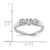 14k White Gold AAA Diamond heart ring Y1739AAA