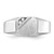 14k White Gold 9.0x10.0mm Open Back A Diamond Signet Ring Y1626A