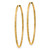 14k 1.5mm Satin Diamond-cut Endless Hoop Earrings XY1169