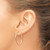 14k Rose Gold Polished Round Endless 2mm Hoop Earrings XY1250