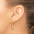 14k 1.25mm Diamond-cut Endless Hoop Earring XY1215