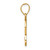 14KY Script Letter L Initial Pendant with Diamond YC252L