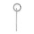 14KW White Gold Script Letter J Initial Charm YC249J
