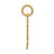 10k 21 in Heart Charm 10ZC992