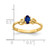 14k 5x3mm Oval Sapphire ring Y4650S
