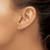 14k CZ & Blue Glass Stone Hamsa Post Earrings YE2133