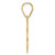 14k Polished Number 26 Pendant APN26