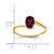 14k 7x5mm Oval Rhodolite Garnet ring Y4665RG