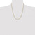 10k 2.5mm Semi-Solid Figaro Chain 10BC120-22