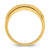 14k IBGoodman Men's Polished and Satin 1/6 carat Diamond Complete Ring B56698-4YAA