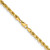 14K 24 inch 4.25mm Diamond-cut Rope with Lobster Clasp Chain 033L-24