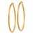 10k Satin and Diamond-cut 2mm Round Tube Hoop Earrings 10TC214