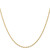 14K 24 inch Carded 1.55mm Cable Rope with Spring Ring Clasp Chain 11RY-24
