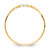 10k & Rhodium Polished Cross Ring 10C1279