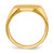 10k Yellow Men's Signet Ring 10RS338