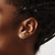 Inverness Stainless Steel Polished 5mm CZ Post Earrings 181E