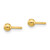 Inverness 14k 3mm Ball Post Earrings 1E