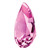Created Pink Sapphire 6x4mm Pear CS-0604-PSF-PK