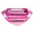 Created Pink Sapphire 8x6mm Emerald Cut CS-0806-OCE-PK