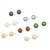 Sterling Silver 8-8.5mm FW Cultured Button Pearl Set of 7 Gift Set QE7693SET