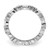 Sterling Silver Rhodium-plated CZ Band QR1962-8