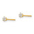 14k Madi K CZ Stud Post Earrings SE2268