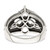 Sterling Silver Antiqued w/14k 4-stone Mother's Ring Mounting QMR11/4-6