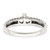 Sterling Silver Antiqued w/14k 2-stone Mother's Ring Mounting QMR16/2-8