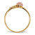 10k Tri-Color Black Hills Gold Diamond Rose Ring 10BH685