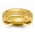 Chisel Titanium Polished Yellow IP-plated Brushed Center 8mm Band TB545-10