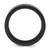 Chisel Titanium Polished Black IP-plated with Black and Silver Foil Inlay 8mm Band TB526-11