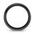 Chisel Titanium Polished Laser-cut Center Black IP-plated 8mm Band TB559-11.5