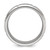 Chisel Titanium Brushed and Polished with CZ 8mm Band TB551-9