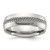 Chisel Titanium Polished with Curb Chain Inlay 7mm Band TB533-11.5