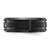 Chisel Titanium Polished Black IP-plated CZ 8mm Band TB550-10