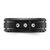 Chisel Titanium Polished Black IP-plated CZ 8mm Band TB550-10