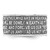 AMEN Sterling Silver Rhodium-plated Size 11 Lord's Prayer Ring QR7423-11