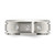Chisel Titanium Polished with CZ 8mm Band TB549-12.5