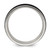 Chisel Titanium Polished with Brushed Black IP-plated Center 8mm Band TB554-9